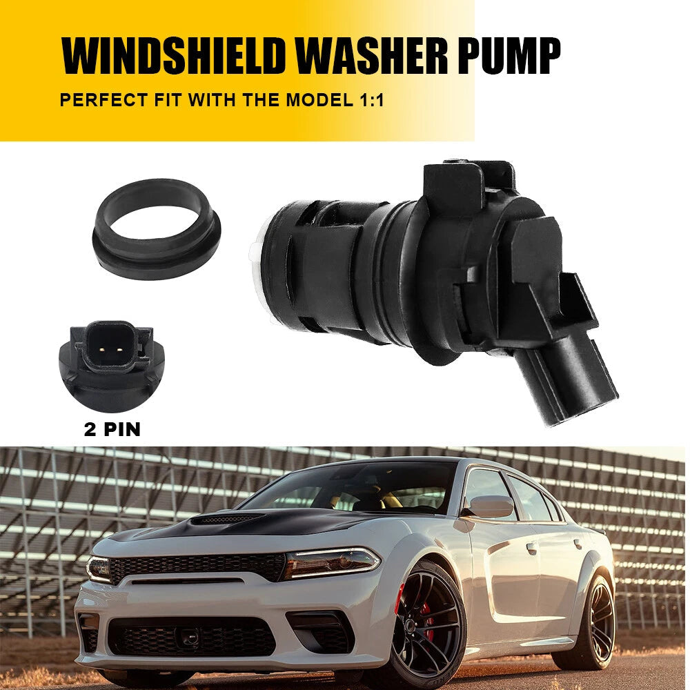 Window Windshield Washer Pump 5139113AA for Dodge Charger Challenger 2006-2022 A 6B93BC-57