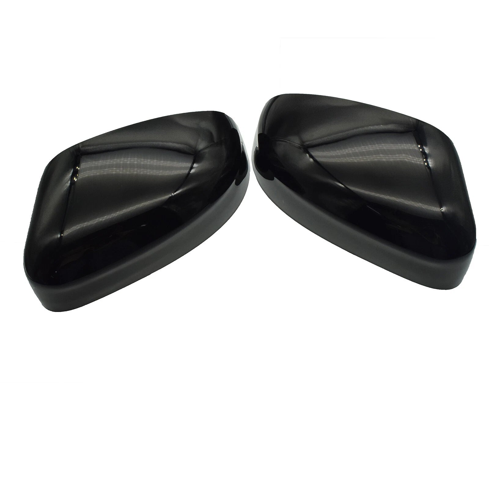 Gloss Black Left Right Rearview Mirror Cover For Ford Focus MK2 MK3 2008-2018 6B93BC-57