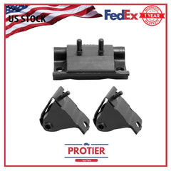 Engine & Trans Mount Set 3PCS for Jeep Sport Utility Wrangler L6 4.0l 242ci 6B93BC-57