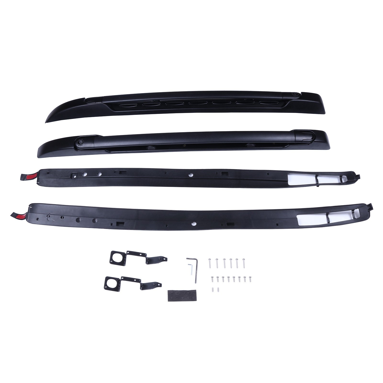 4Pcs Roof Rack Cross Bar Side Rails Set For 2005-2023 Toyota Tacoma Double Cab 6B93BC-57