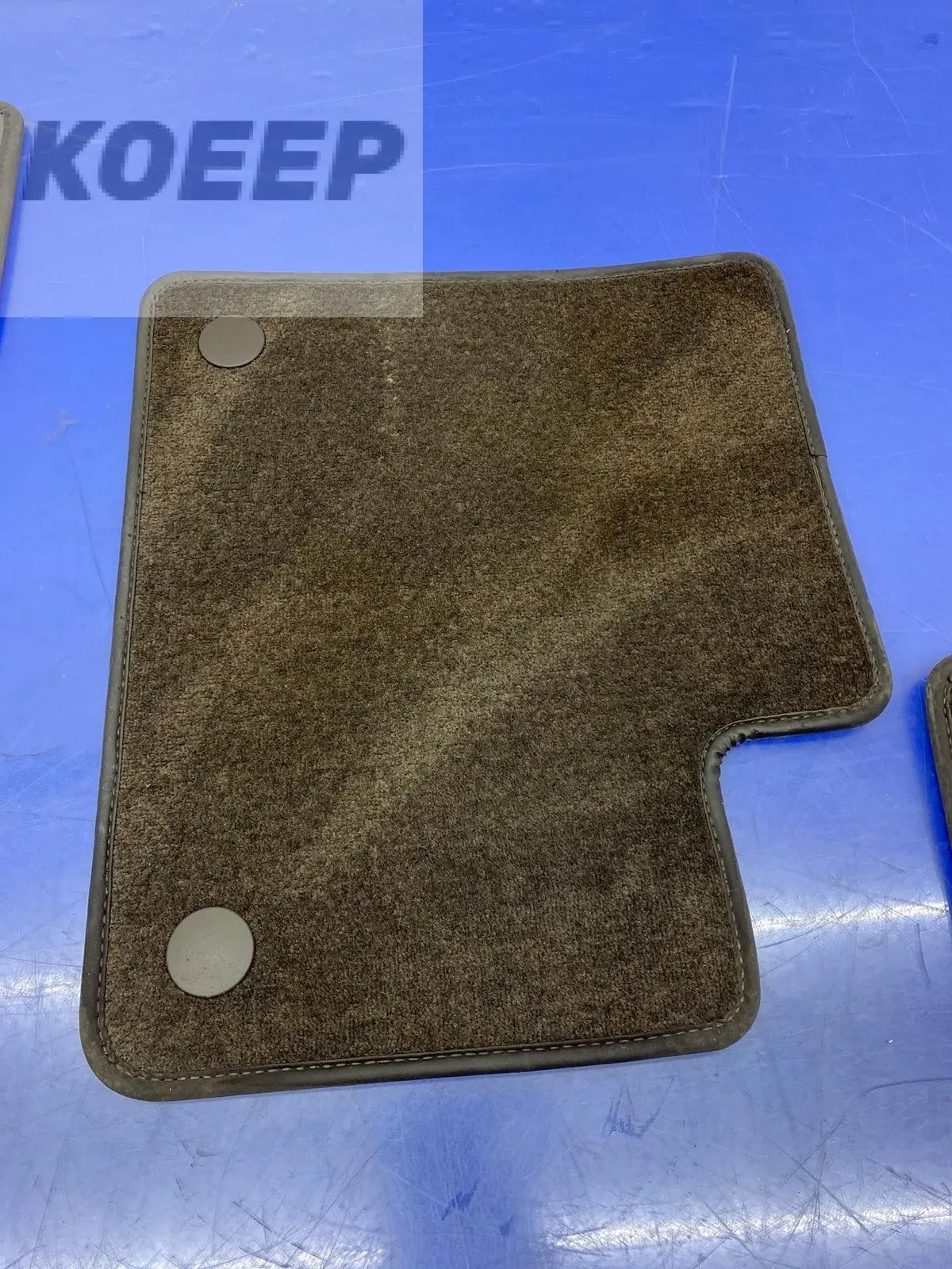 2017 - 2019 MERCEDES GLS550 OEM INTERIOR FLOOR MAT SET (3) | BROWN DESIGNO (954) 6B93BC-57
