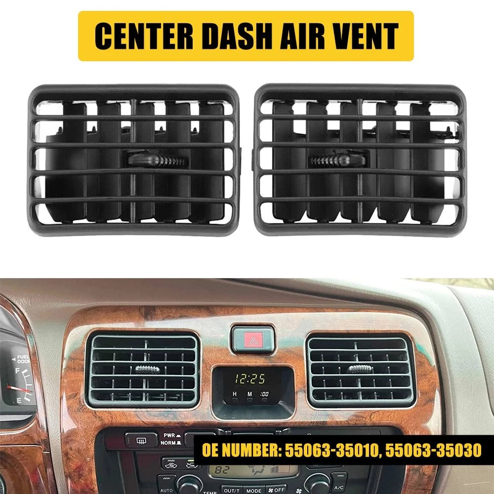 Front Air Grille Center Dash AC Vent Black FOR 1996-02 Toyota Tacoma 4runner EOA 6B93BC-57