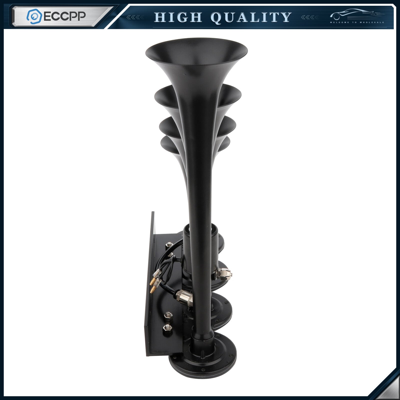 1G 4 Trumpet Train Air Horn Full System Kit 150PSI Air Compressor for Car Truck 6B93BC-57