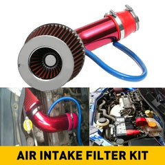 Universal Car Cold Air Intake Pipe Filter Set Induction Flow Tiub Hose System EA 6B93BC-57