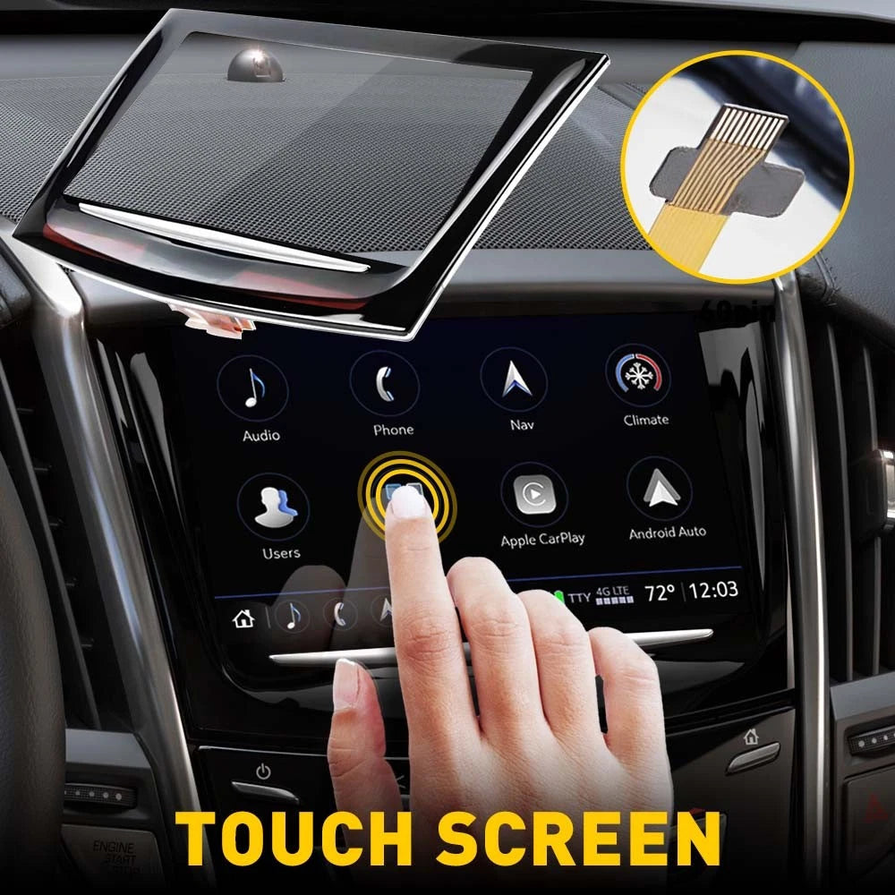 Touch screen Display for 2018-2021 Cadillac Escalade ATS CTS CUE TouchSense EOA 6B93BC-57
