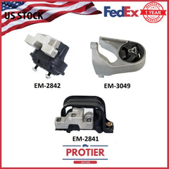 Fits Chrysler Sebring Fits Dodge Stratus 2001-2006 2.4L Motor & Trans Mount Set 6B93BC-57