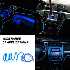 5M Auto Atmosphere Car Interior Strip Light Wire LED Decor Accessories Lamp EOA 6B93BC-57