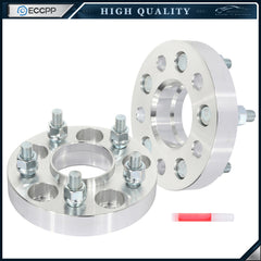 2 Pcs 1 inch 5x110 Hub Centric Wheel Spacers For Jeep Cherokee Compass Renegade