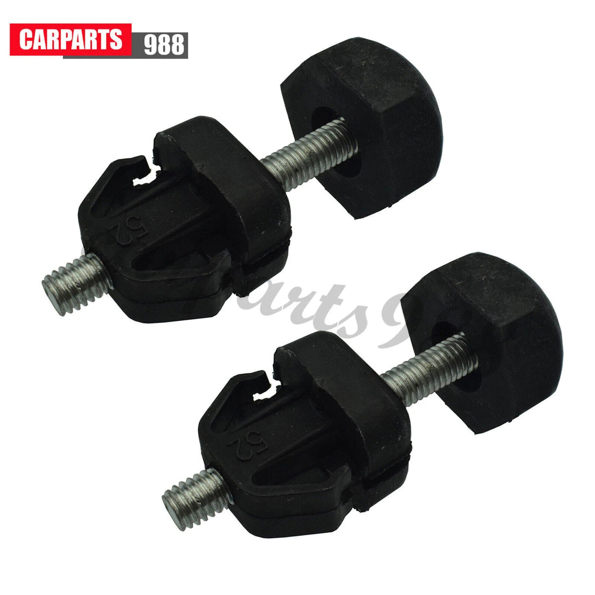 2x Hood Bumper Stop Adjuster DS73-16K808-AA For 2013-16 Ford Fusion Lincoln MKZ 6B93BC-57