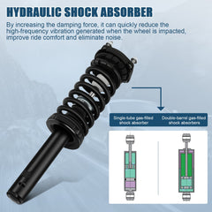 2 Pcs Fits 2006-10 Jeep Commander Front Quick Loaded Struts Shocks & Coil Spring 6B93BC-57