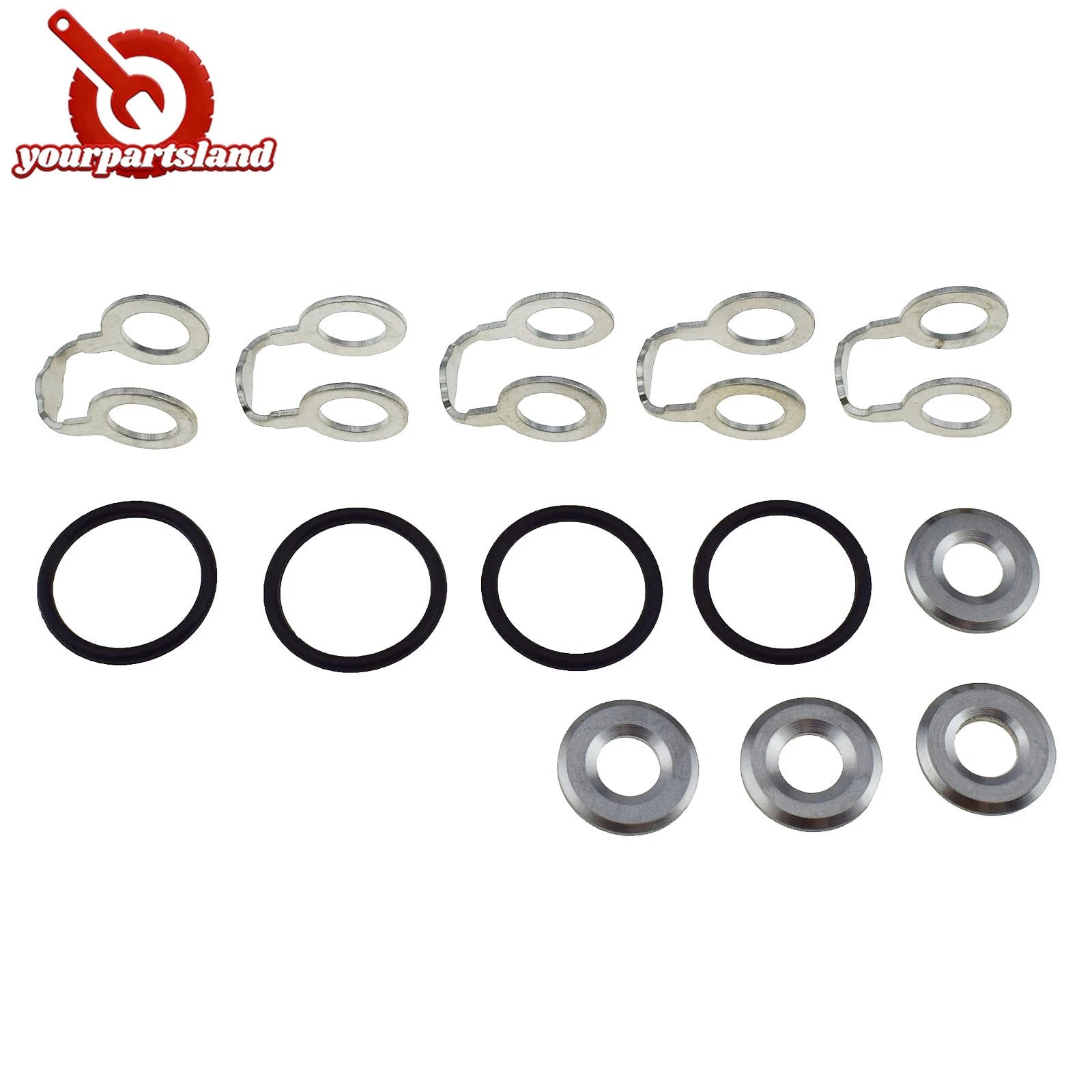 Fuel Injector Seal Rocker Cover Gasket Kit For Toyota Hilux D4D KUN26 1KD-FTV 6B93BC-57
