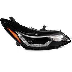 Pair Kit LED Headlights For 2016-2019 Chevrolet Cruze 1.4L 1.6L 1.8L Black Amber 6B93BC-57