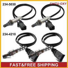4x Up&Down O2 Oxygen Sensor for Audi A4 A6 A7 Quattro Q5 S4 S5 234-5030 234-4120 6B93BC-57