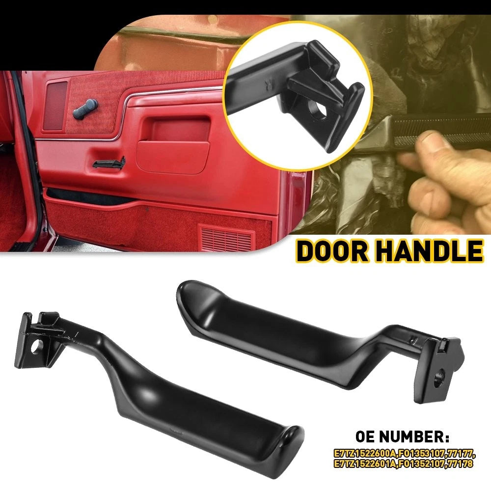 2x For Ford Bronco F150 F250 F350 F53 F59 F800 Truck Metal Interior Door Handle 6B93BC-57
