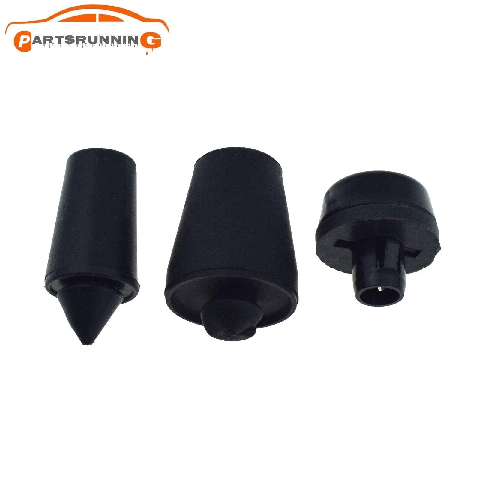 3PCS Rear Damping Stopper Block Tailgate Rubber Buffer For Toyota RAV4 2009-2012 6B93BC-57