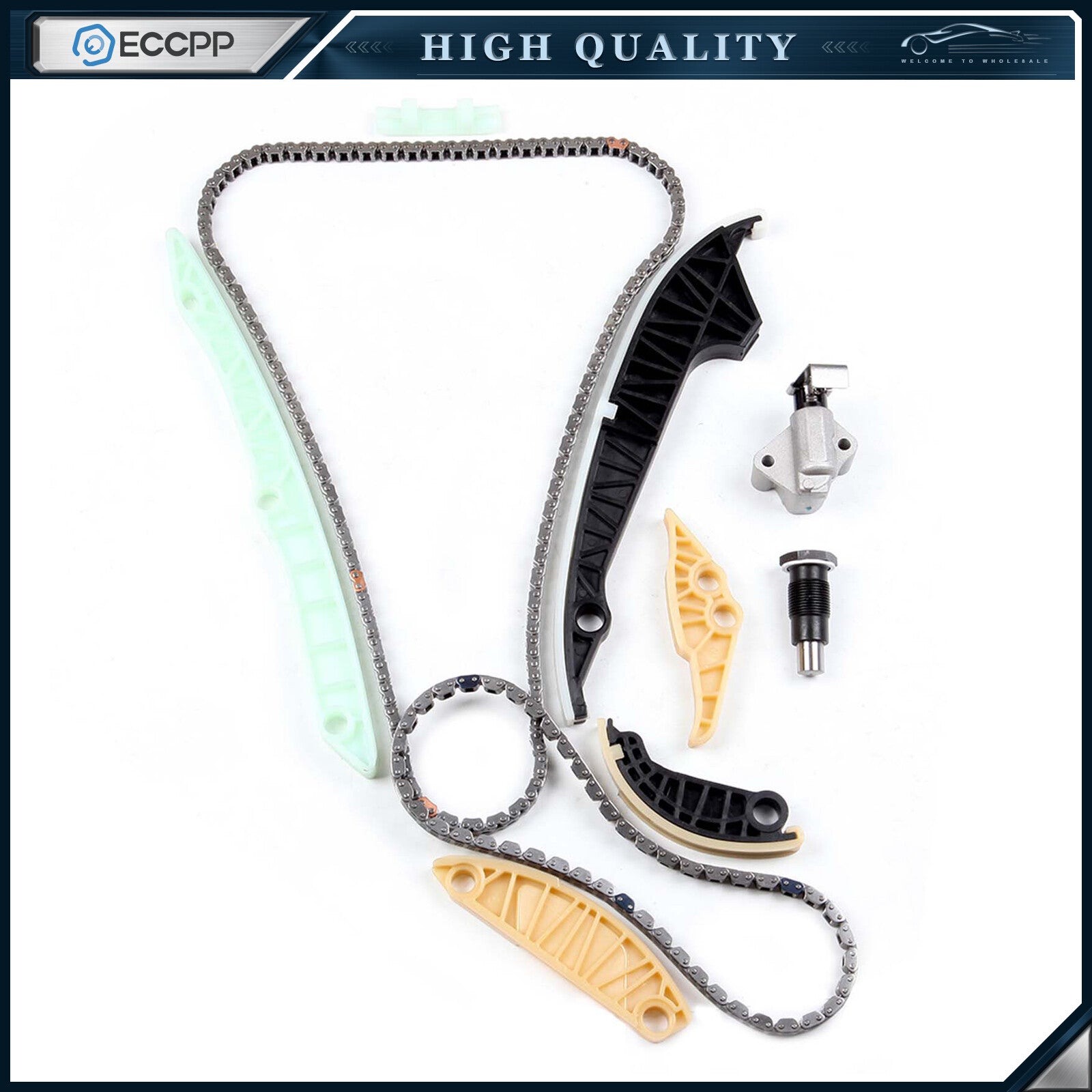 Timing Chain Kit For Audi A3 A4 A5 A6 TT quattro Allroad VW Beetle Tiguan CC 2.0 6B93BC-57