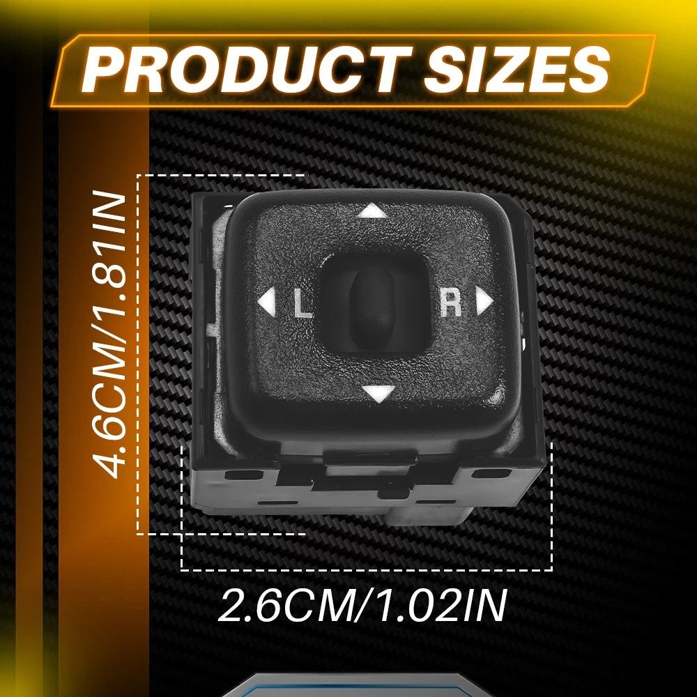 Power Mirror Switch 15205243 for 2004 2005-2006-2012 Chevy Colorado GMC Cayon EA 6B93BC-57