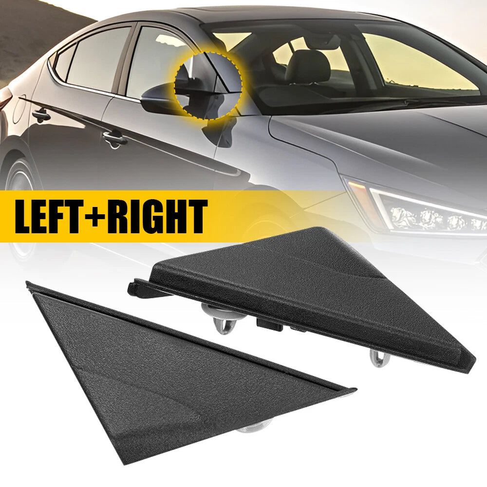 2pcs Side View Mirror Fender Corner Trim Cover For Hyundai Elantra 2017-2020 EOA 6B93BC-57