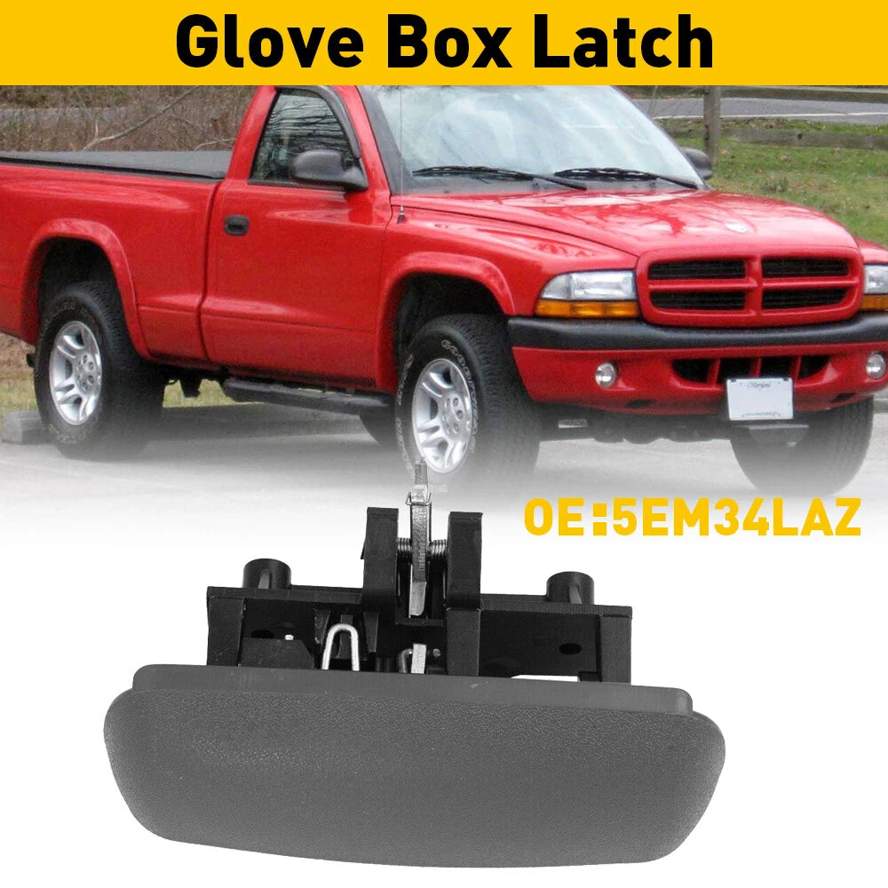 For Dodge Dakota Durango 1997-2000 Glove Box Latch Handle Agate Gray US EOA 6B93BC-57
