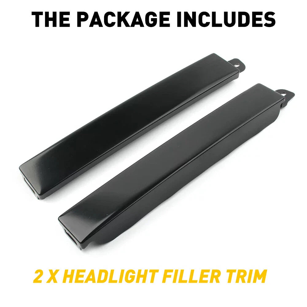 FRONT BUMPER GRILLE HEADLIGHT FILLER TRIM PANELS SET FOR 96-02 TOYOTA 4RUNNER EA 6B93BC-57