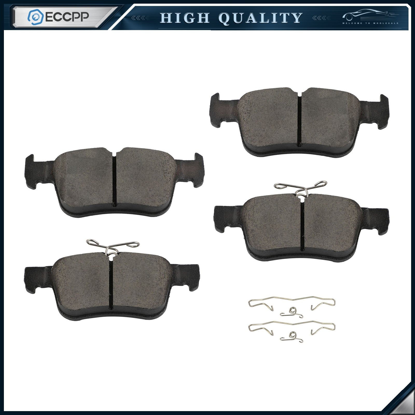 Rear Performance Ceramic Brake Pad Kit for Lincoln for Truck MKX 2016-2018 6B93BC-57