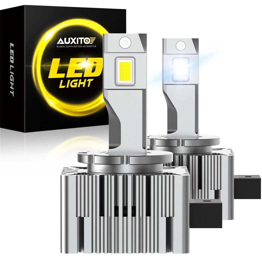 2X LED Headlight Bulbs 200W Replace D3S D3R HID Xenon Super White Conversion Kit 6B93BC-57