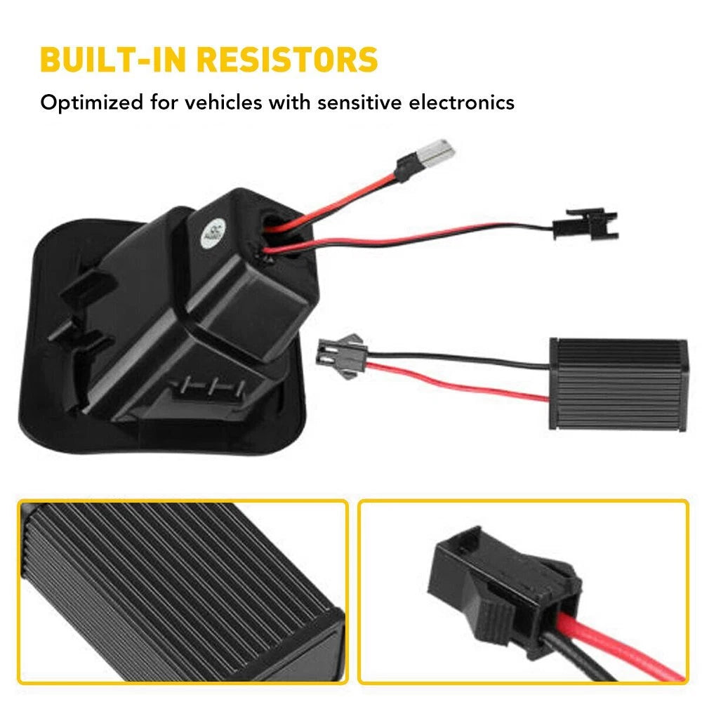 AUXITO LED Rear License Lights Plate Error Free For Ram 2010-2018 1500 2500 3500 AUXITO