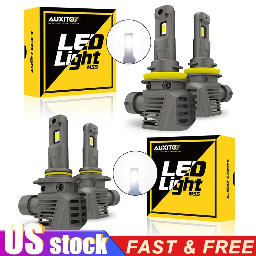 9005 H11 Front LED Headlight Super Bright Bulb Kit White 22000LM High / Low Beam 6B93BC-57