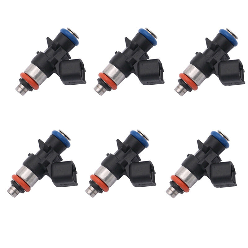 6 x Fuel Injectors Nozzles for 2014-2017 Jeep Cherokee 3.2L V6 FJ1267 0280158313