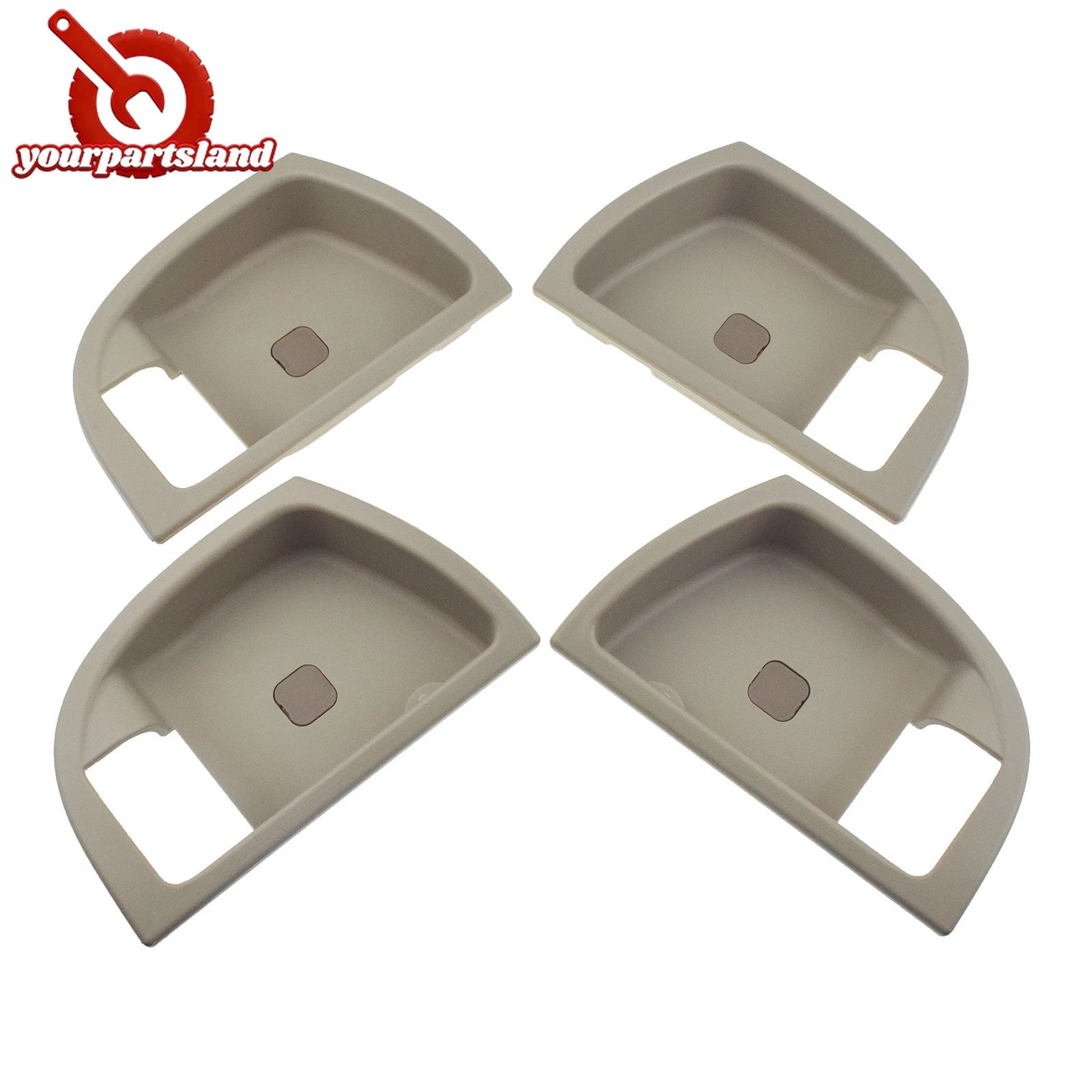 Inside Inner Door Handle Trim Cover Beige Left Right For Hyundai Santa Fe 07-12 6B93BC-57