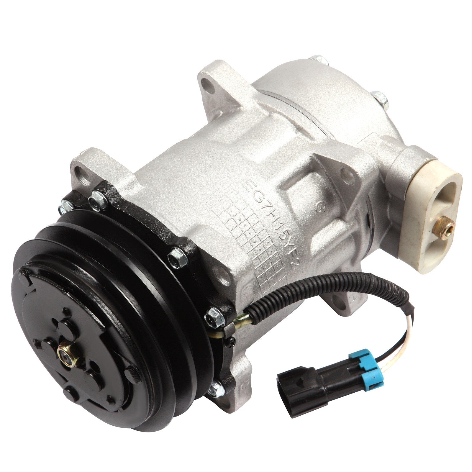 A/C AC Compressor and Clutch For Peterbilt 330 357 377 378 379 SD7H15 Compressor 6B93BC-57