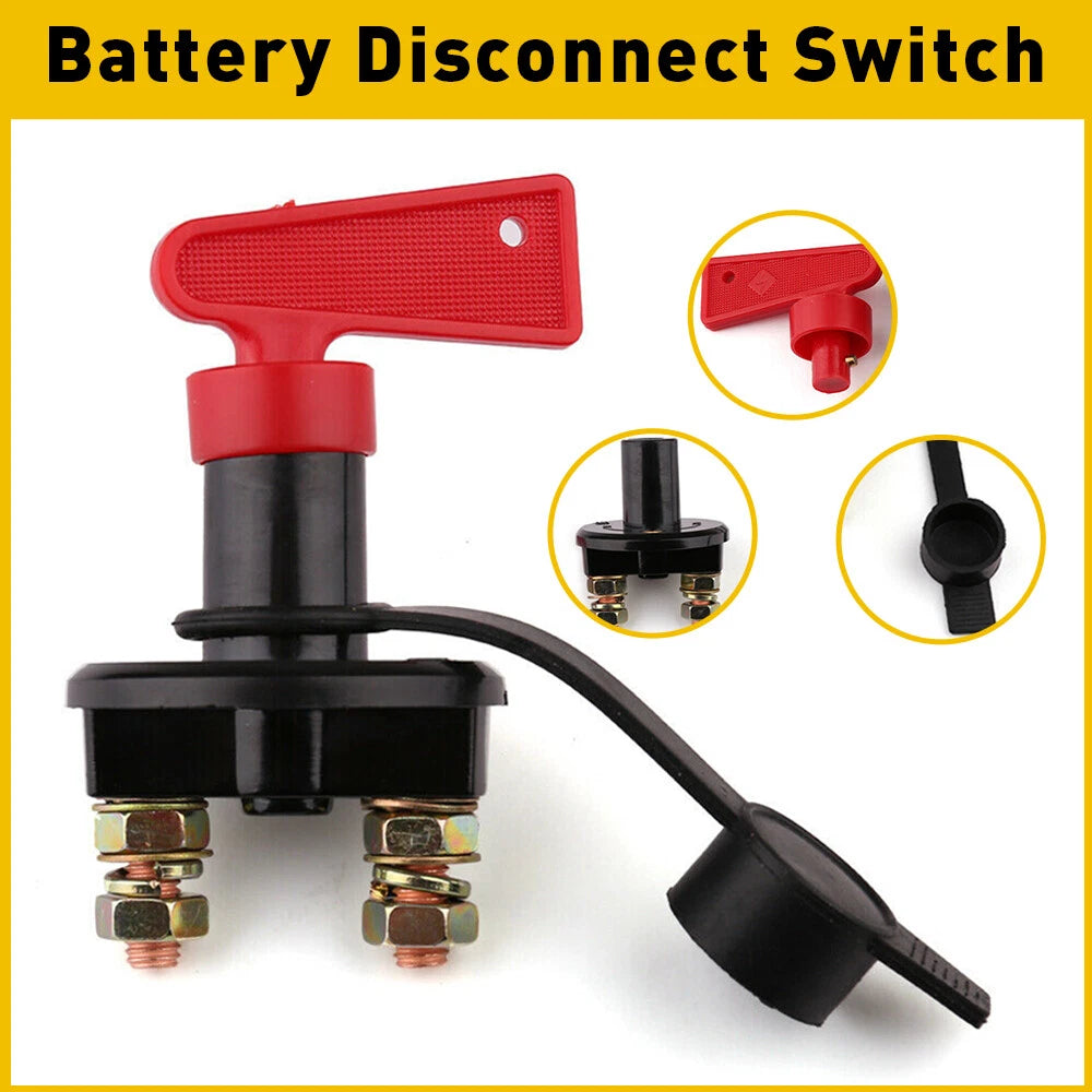 12V-24V Battery Isolator Disconnect Off Cut Power Kill Switch for Car Truck Boat 6B93BC-57