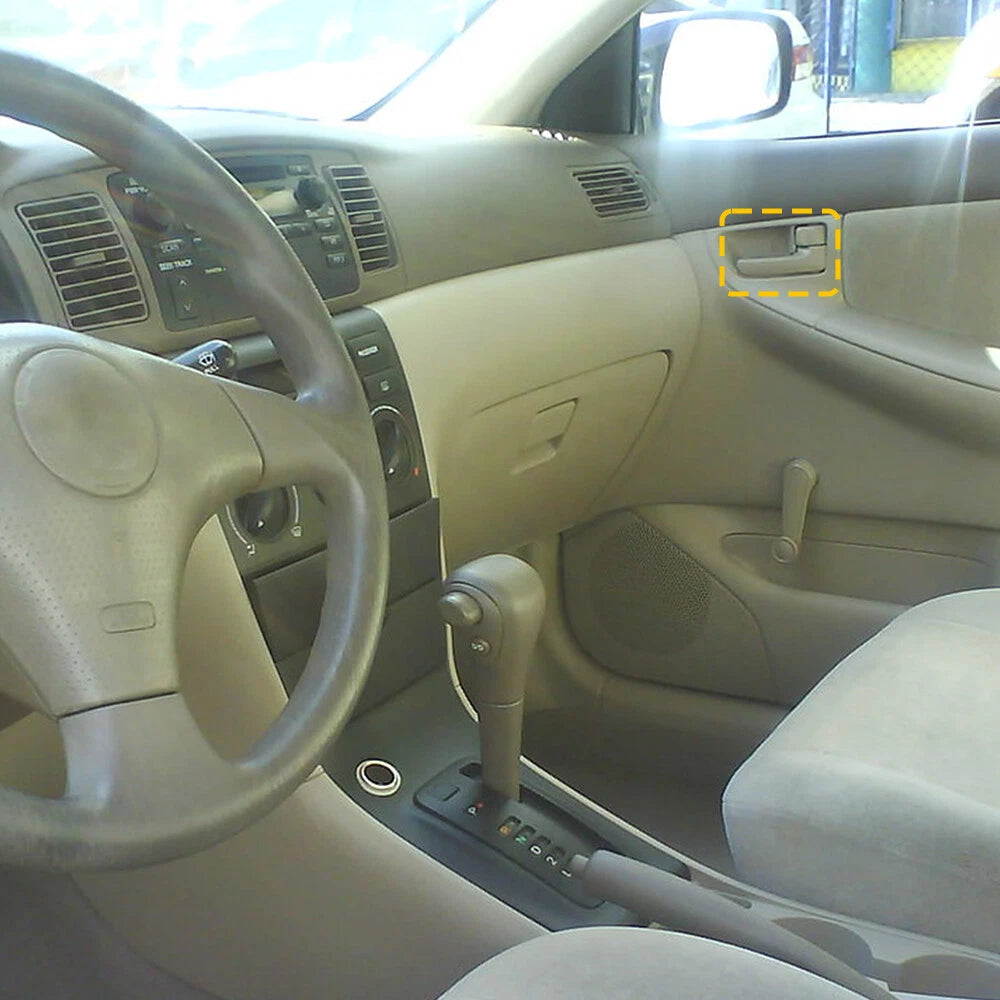 2X Left & Right Interior Door Panel Handle Beige For 2008 Toyota Corolla Sport 6B93BC-57