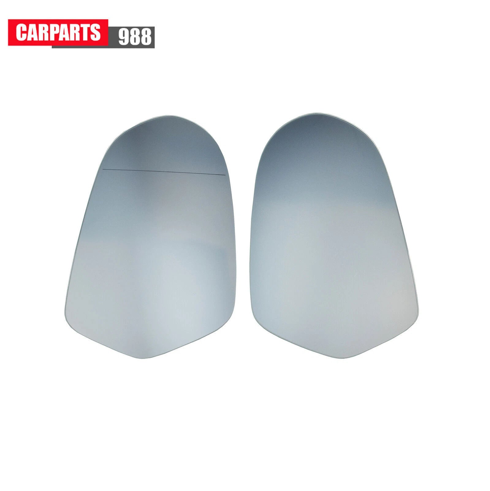 Pair Left Right Rearview Mirror Glass Heated For Audi A6 C7 C7.5 S6 4G 2012-2018 6B93BC-57