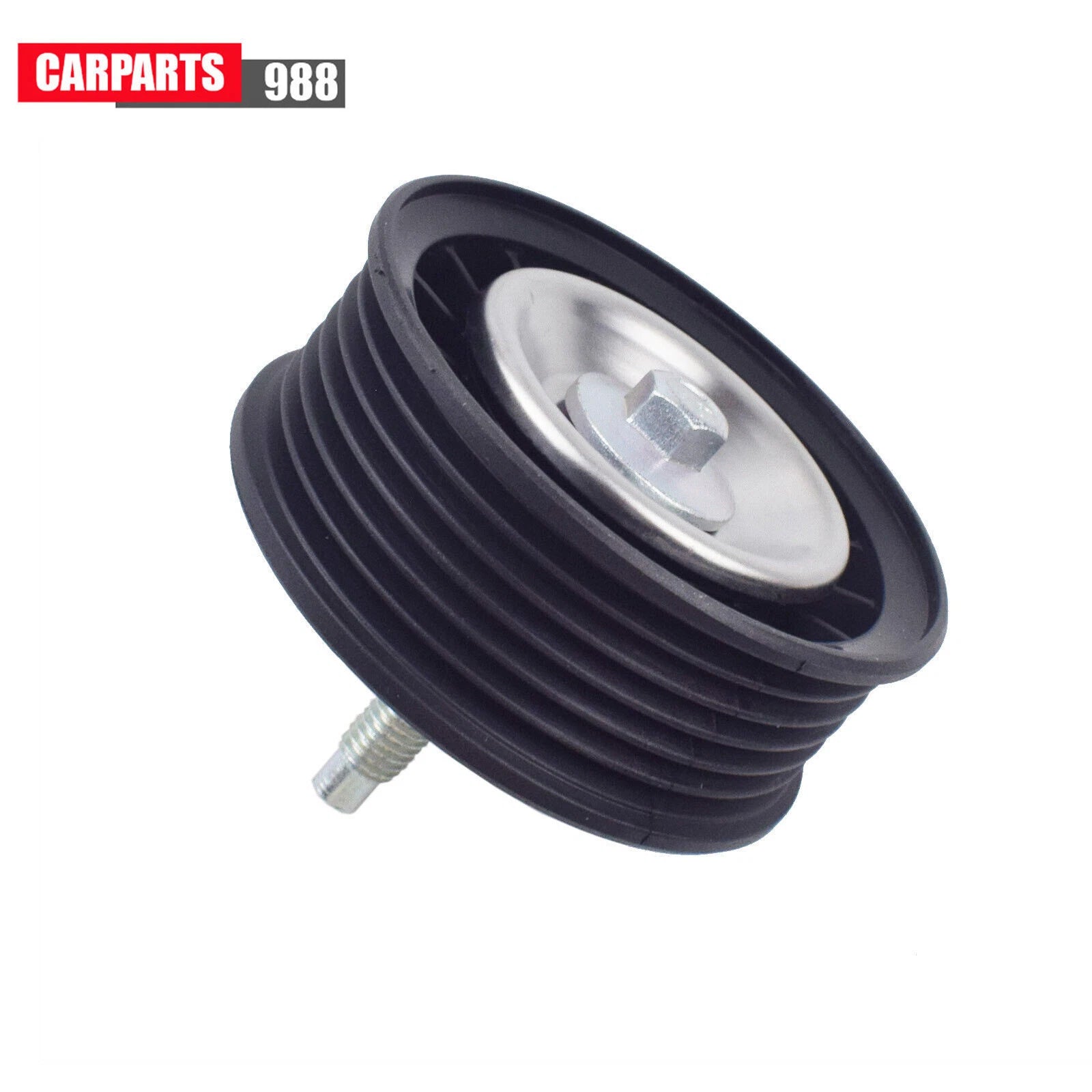 3Pcs Uppe Lower Drive Belt Idler Pulley Kit For 2012-17 Range Rover Evoque 2.0L 6B93BC-57