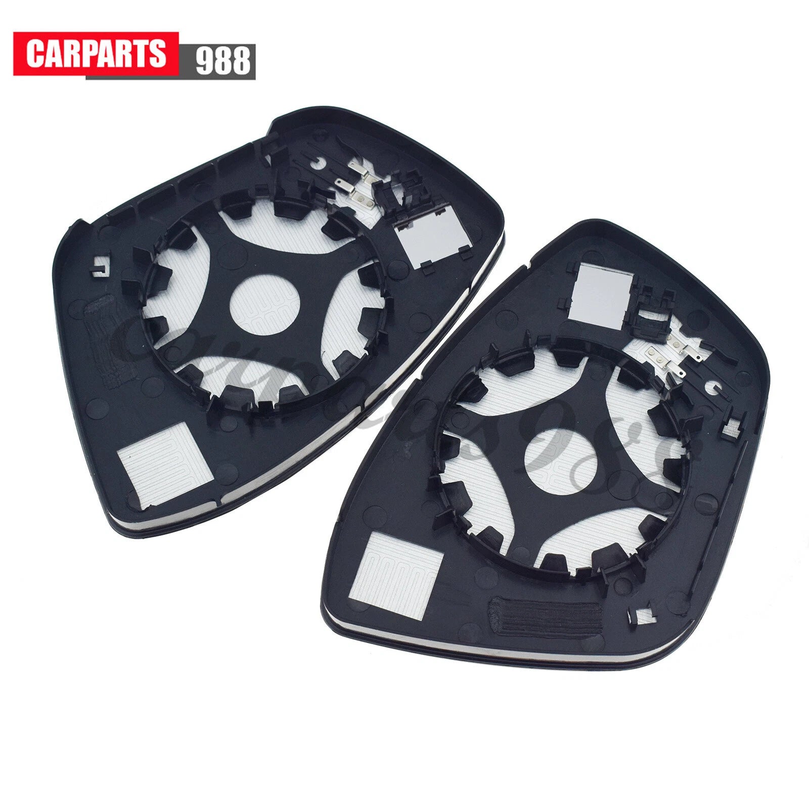 2Pcs Left Right Side Wing Mirror Glass Heated For 2012-2019 Peugeot 208 / 2008 6B93BC-57