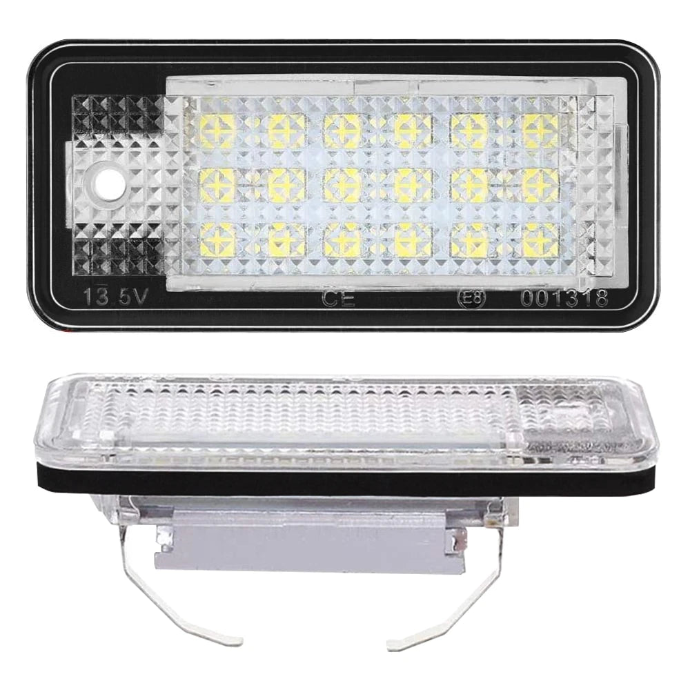 WHITE LED Error Free License Plate Light Lamp For Audi A3 A4 S4 B6 B7 A6 A8 Q7 6B93BC-57