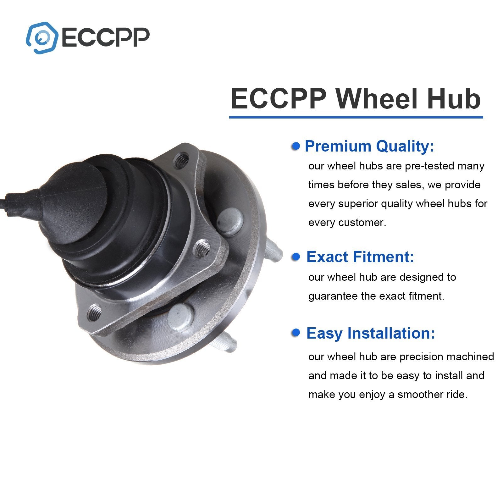 1Pc Wheel Hub Bearing Front For Ford Crown Victoria Lincoln Town Car 2005-2011 6B93BC-57