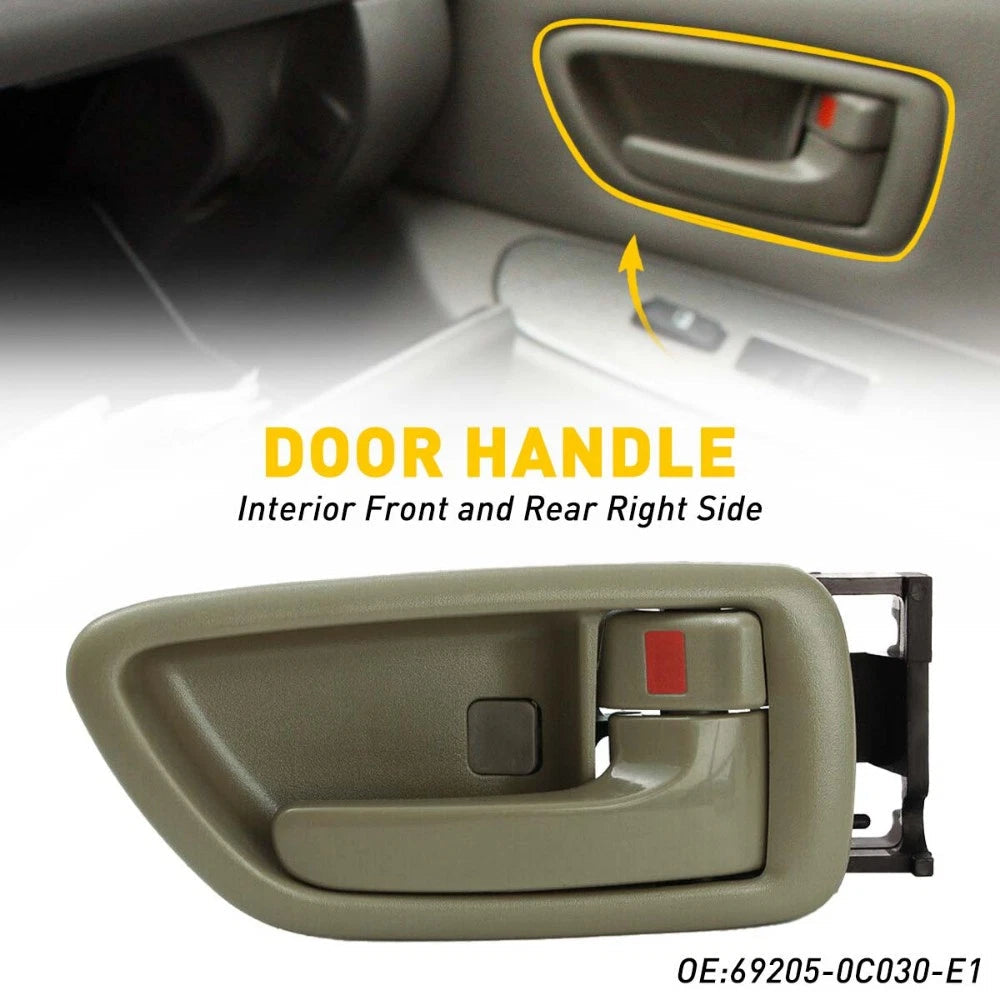 Inside Gray Right Side Door Handle for Sequoia 01-07 04-06 Tundra Crew Cab EOA 6B93BC-57