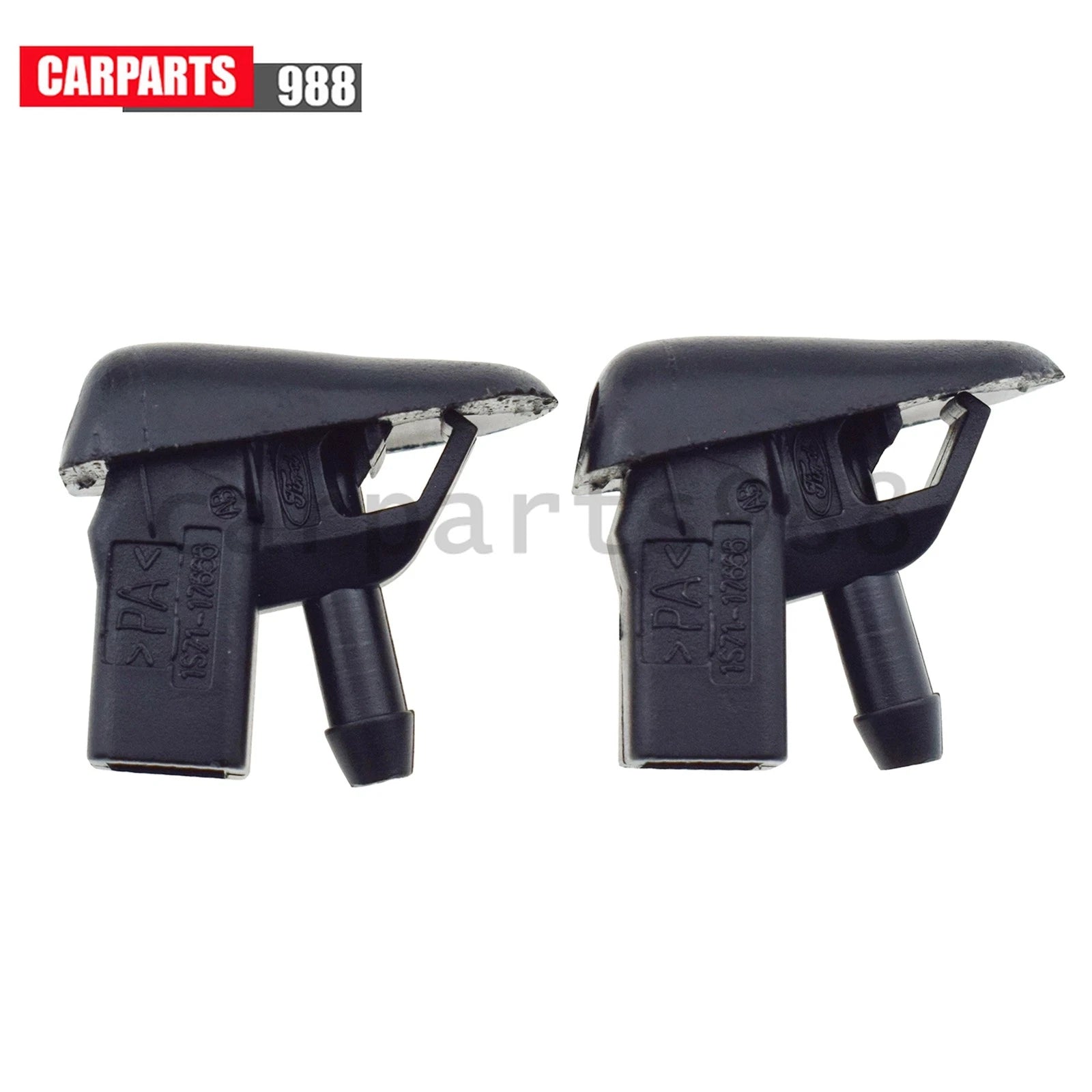 2x Front Windscreen Washer Jet Nozzles For Volvo S60 XC60 S80 XC70 V70 31301826 6B93BC-57