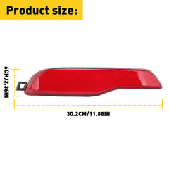 Left Driver Side Rear Bumper Light Reflector For 2014-2018 JEEP Cherokee FAST US 6B93BC-57