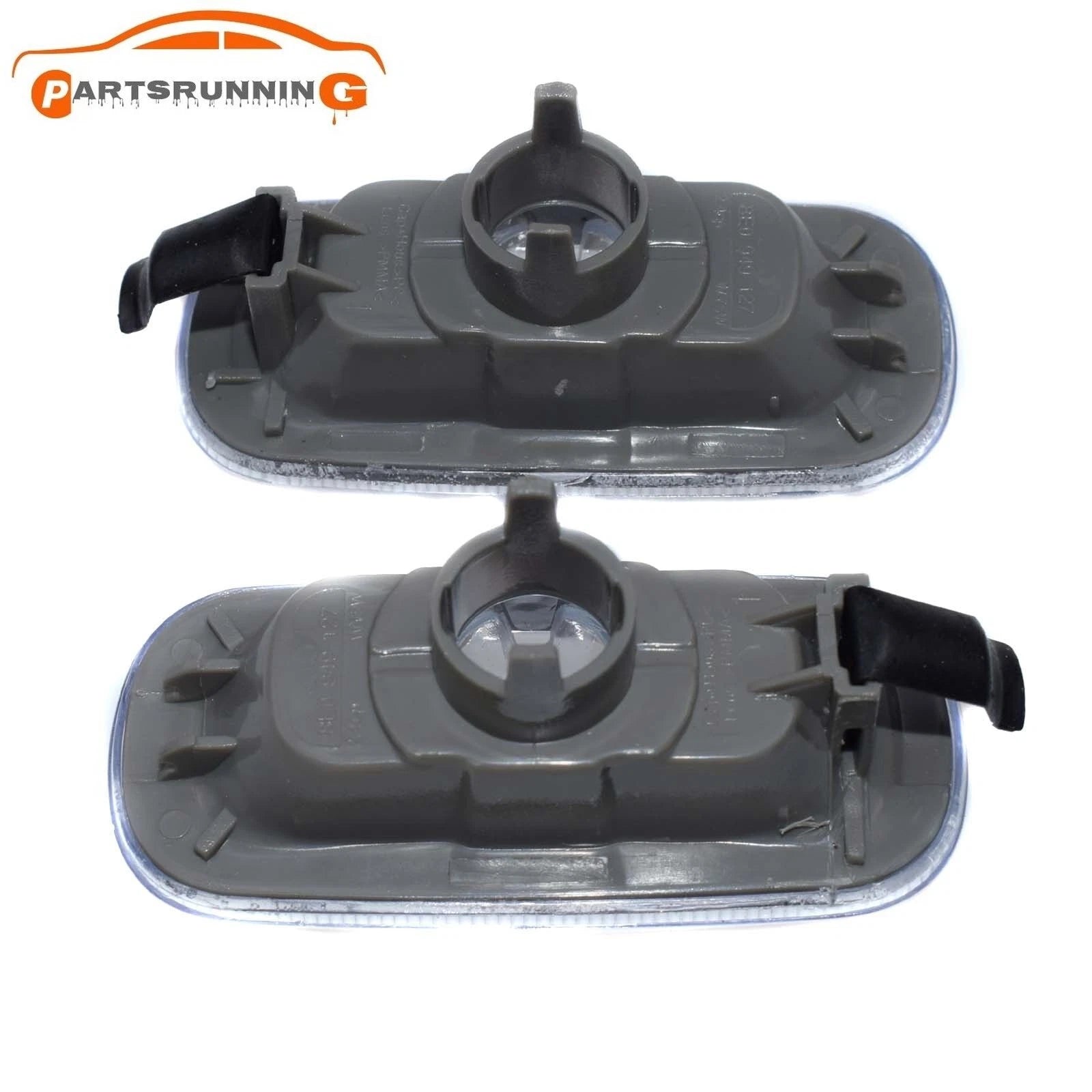 2 X Side Turn Light Cover Clear Lens For 2002-2008 Audi A4 B6 B7 A6 C5 4B0949127 6B93BC-57