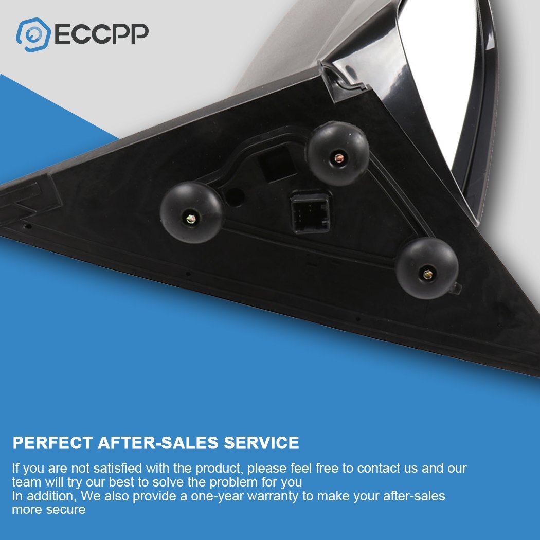 Power Mirror For 2006-2010 Hyundai Sonata Driver Side Heated Black 6B93BC-57