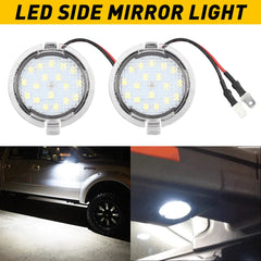 For Lincoln Navigator 07-2016 LED Side Rear View Mirror Puddle Light Bulbs 6000K 6B93BC-57
