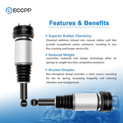 Rear Pair Suspension Air Shocks For Jaguar XJ XJ8 XJR, Super V8, Vanden Plas