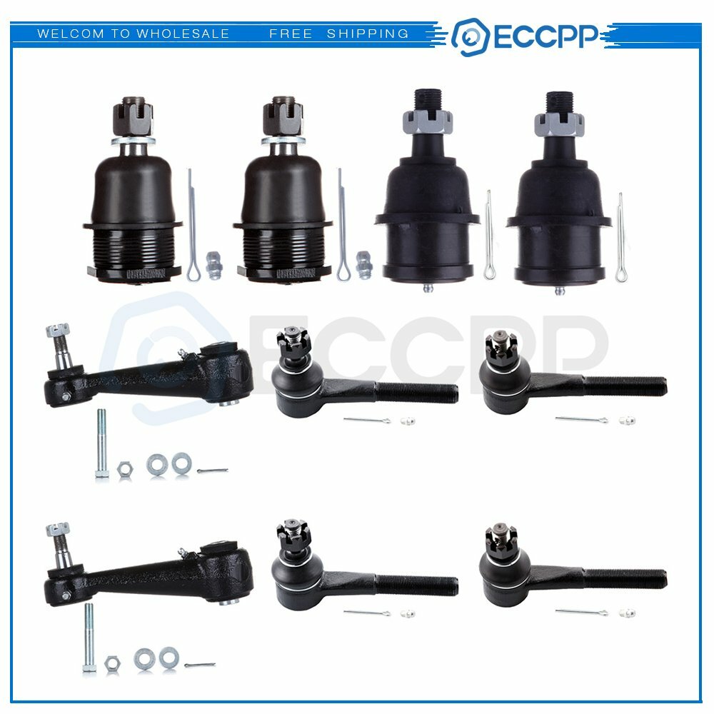 10Pcs Front Tie Rod Ends Ball Joints Idler Arms Kit For Dodge B250 1981-1994 6B93BC-57