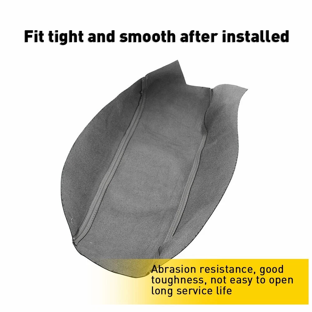 Fits 15-19 Hyundai Sonata Gray Real Leather Console Center Lid Armrest Cover EOA 6B93BC-57