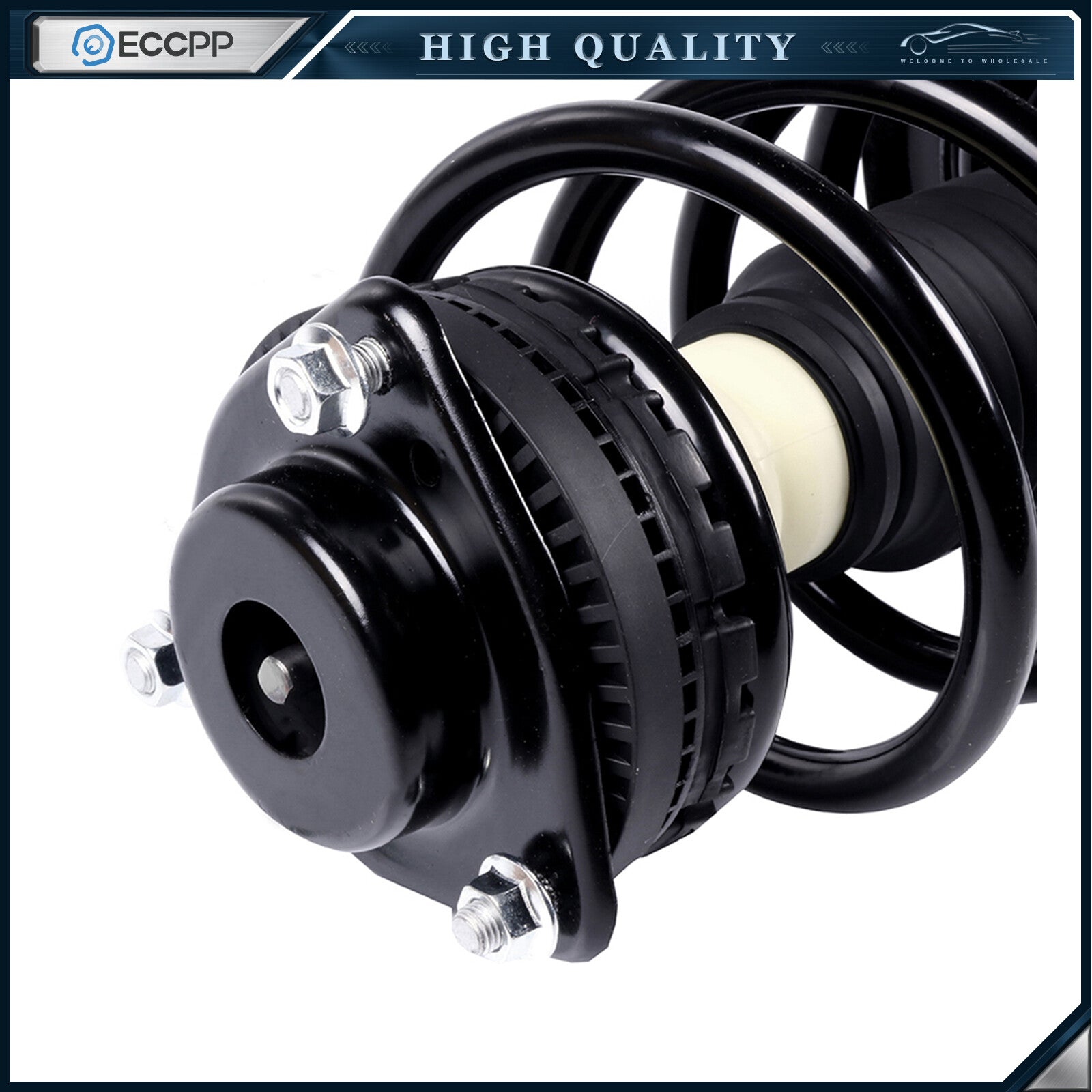 For 2008-14 Dodge Avenger FWD (4) Front Struts w/Spring Mount & Rear Shocks Kits 6B93BC-57