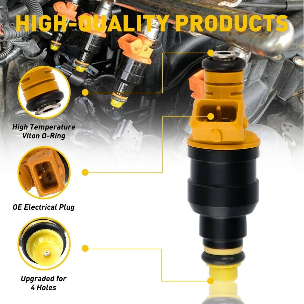 8PCS Flow Matched 0280150943 Injectors Fuel For 1997-03 Ford 4.6L/5.4L F-150 V8 6B93BC-57