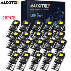 AUXITO 20pcs 6000K T10 194 168 Car Interior Kit Side Marker LED Light Bulb White AUXITO